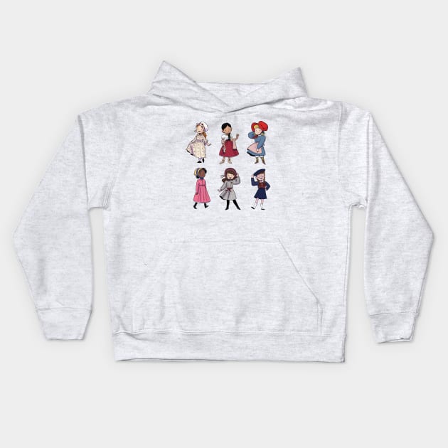 American Girl Classics - Meet Outfits Kids Hoodie by LaurenS